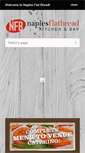Mobile Screenshot of naplesflatbread.com